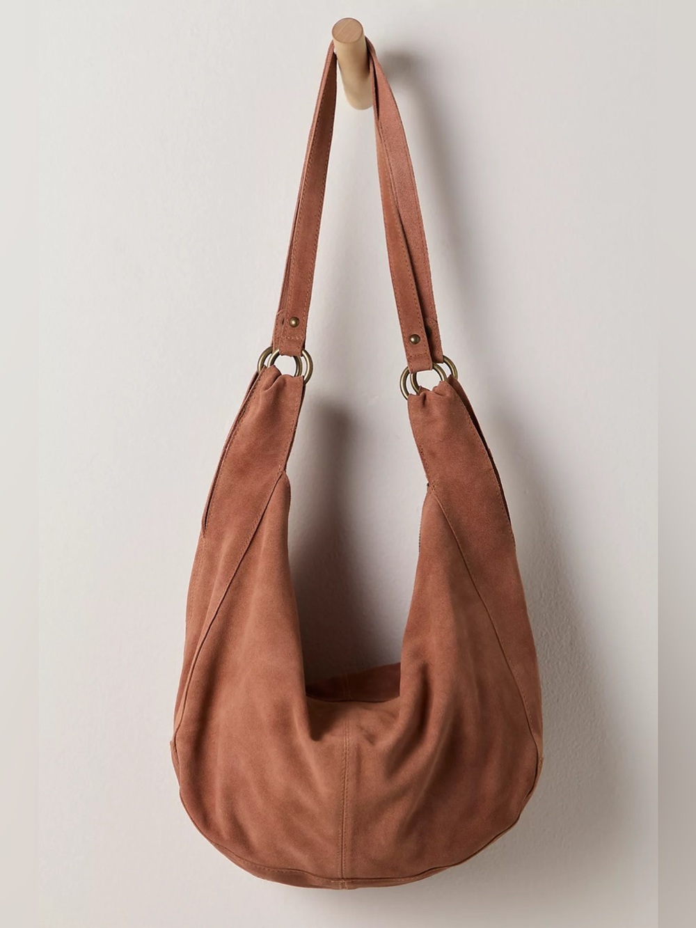 Free People Roma Suede Tote Bag